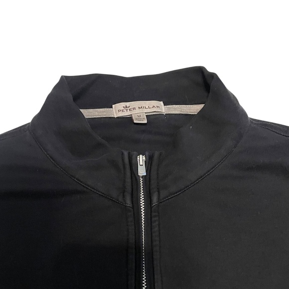 Peter Millar Crown 1/4 Zip Long Sleeve Cotton Pullover‎ Size M - Picture 2 of 6
